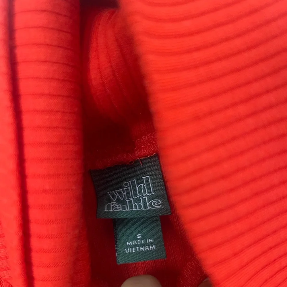 Wild Fable turtle neck Red dress Small - Picture 2 of 2
